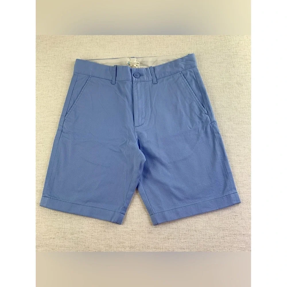 Crewcuts New Boy's flat front chino shorts in blue size 16